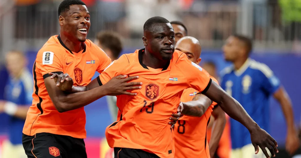 Coupe du monde 2026 : les Pays-Bas déroulent face à la Suède (5-1)