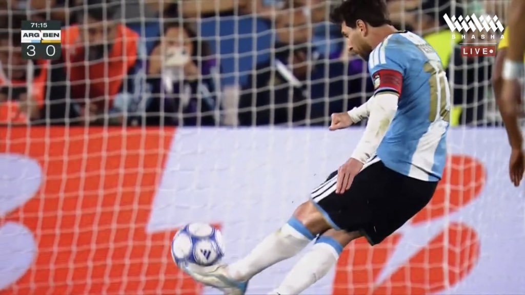 Argentine - Bénin : Lionel Messi marque pour le 3-0